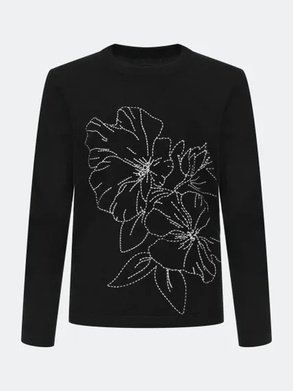 BULMER Джемпер с контрастной вышивкой