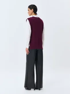 BULMER Прямые брюки из мягкой экокожи