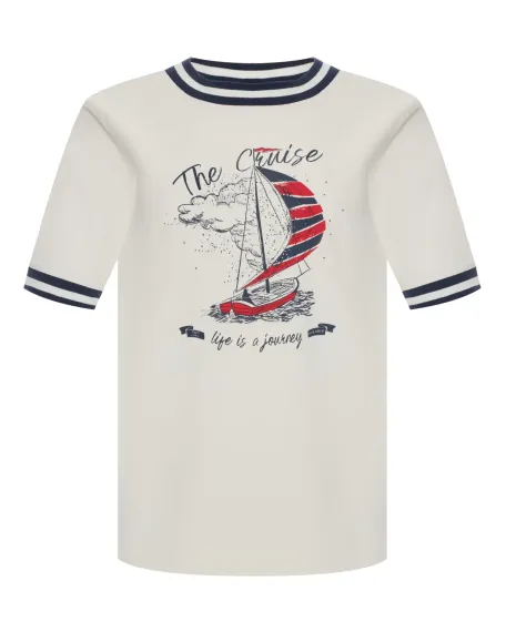 BULMER Футболка с ярким принтом