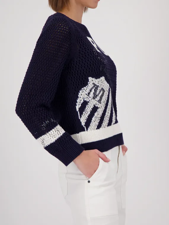 MONARI Ажурный вязаный пуловер