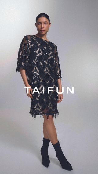 TAIFUN Платье с пайетками