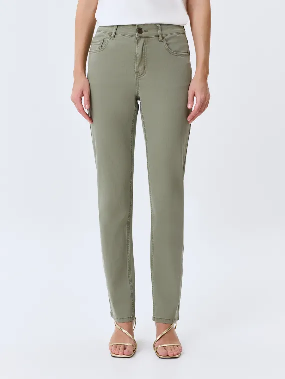 BULMER Оливковые джинсы