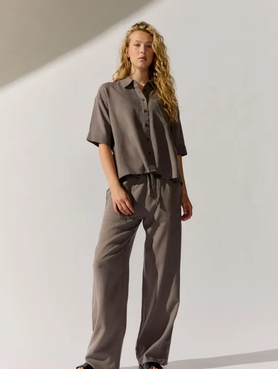 THE FASHION PEOPLE Блуза льняная