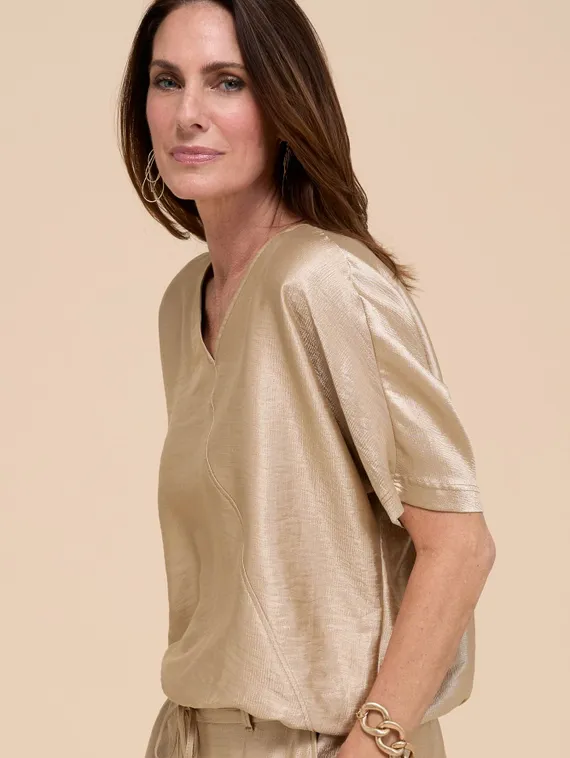 BIANCA Блуза с V-вырезом