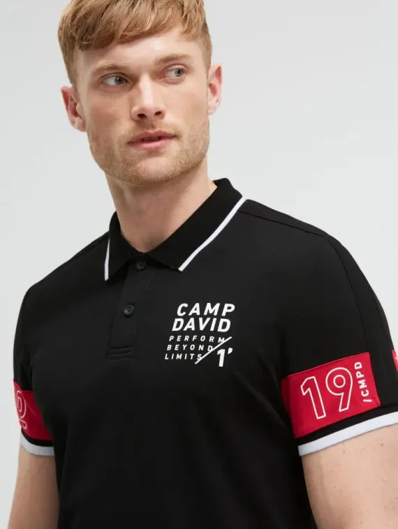 CAMP DAVID Поло из пике