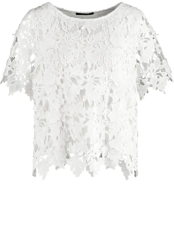 TAIFUN Кружевная блуза