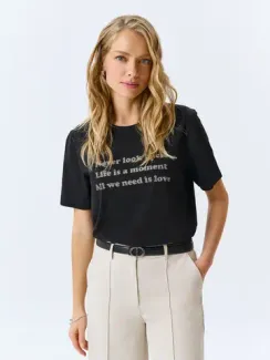 BULMER Футболка со шрифтовым принтом