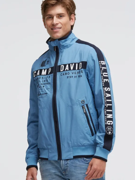 CAMP DAVID Ветровка-блузон с логотипом