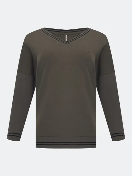 BULMER Свитшот с V-образным вырезом