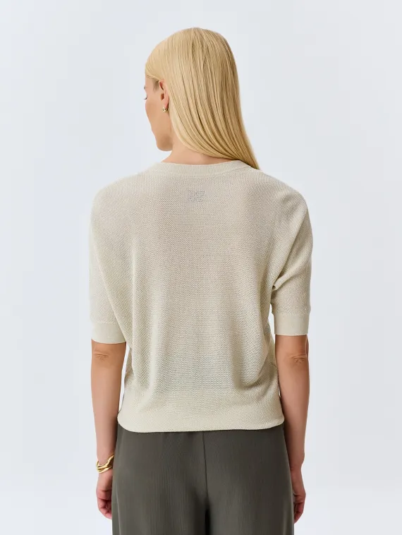 BULMER Ажурный джемпер с тенселем