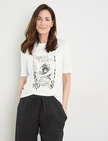 GERRY WEBER Футболка с принтом