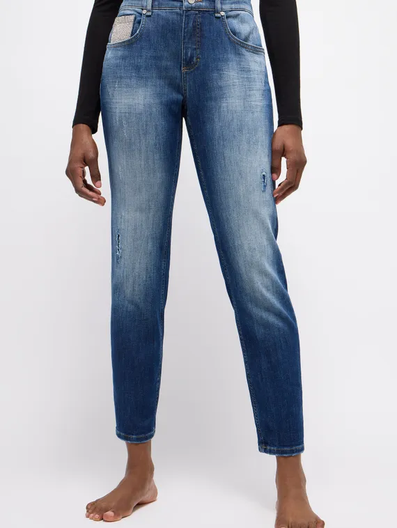 ANGELS Джинсы с декоративными камнями