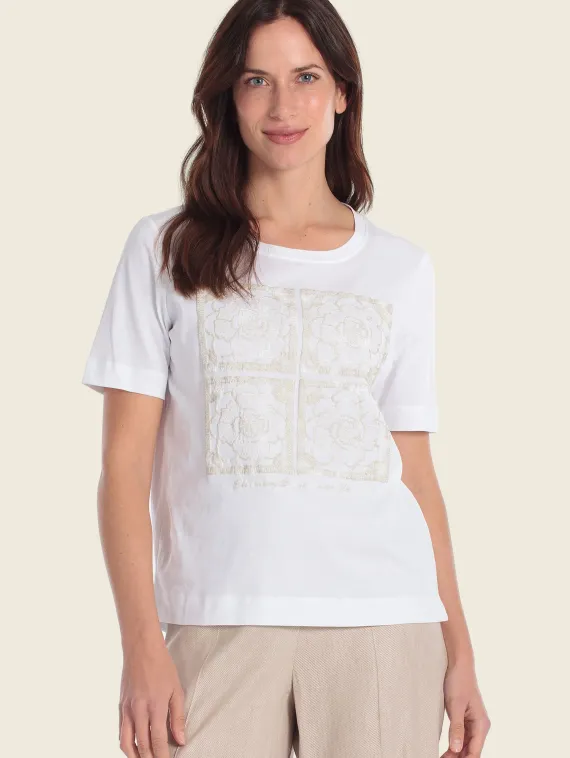 GERRY WEBER Футболка с изысканным принтом