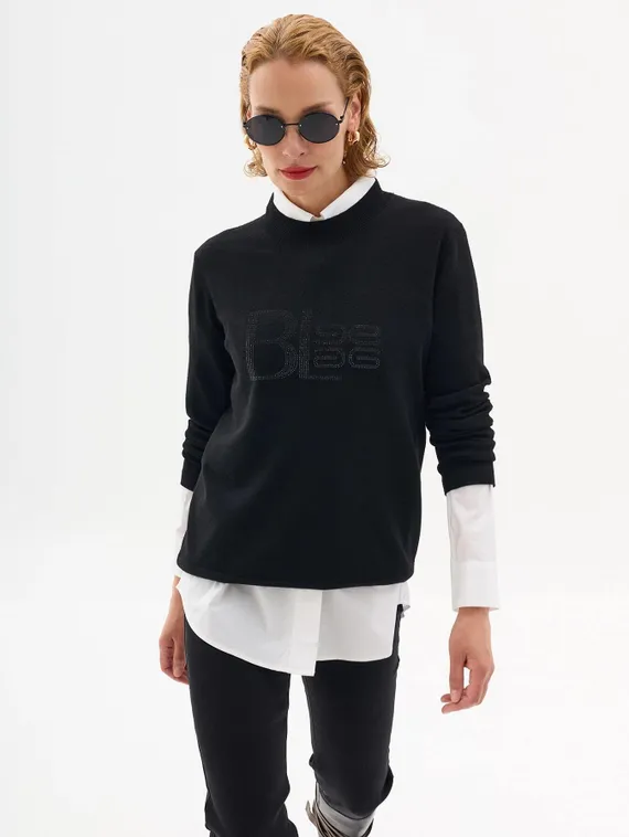 BULMER Джемпер со стразами