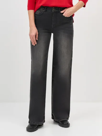 BULMER Широкие графитовые джинсы