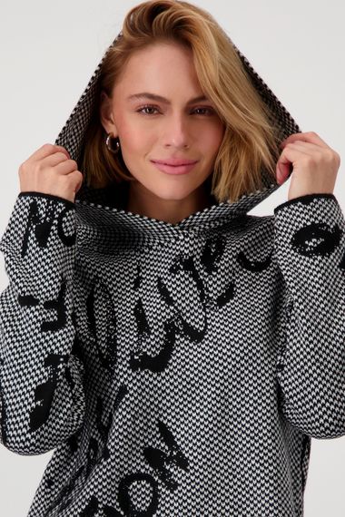 MONARI Вязаный джемпер с капюшоном