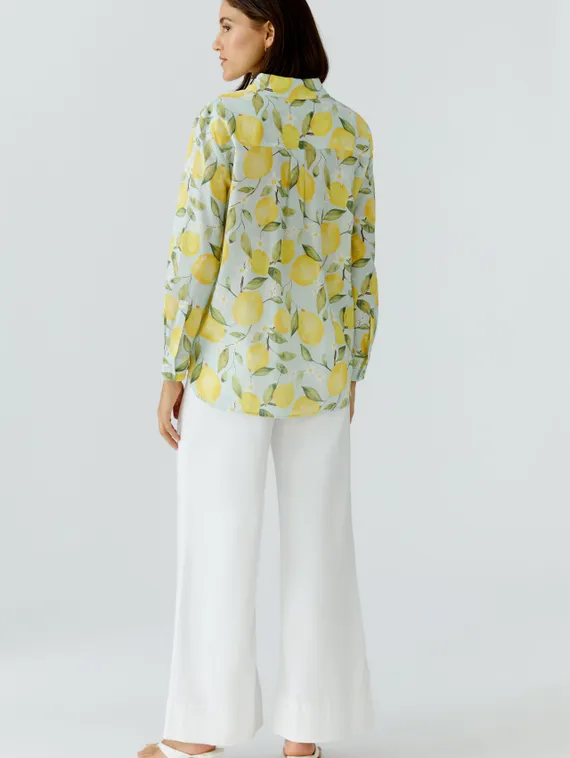 Oui Рубашка с принтом