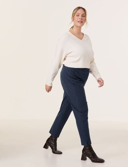 SAMOON Брюки в полоску