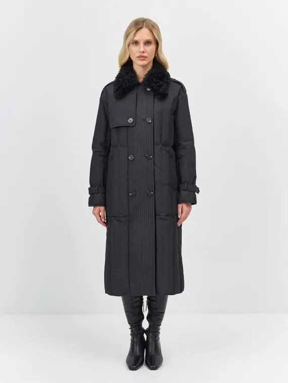 BULMER Пуховое пальто с мехом