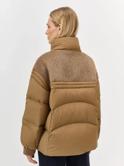 BULMER Стеганая куртка с шерстяными вставками