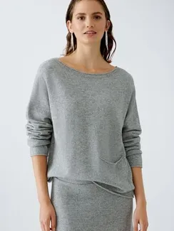 Oui Тонкий пуловер из смеси шерсти