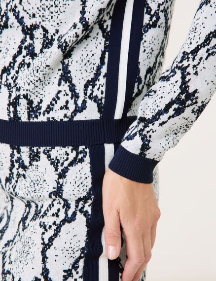 GERRY WEBER Джемпер с принтом змеи