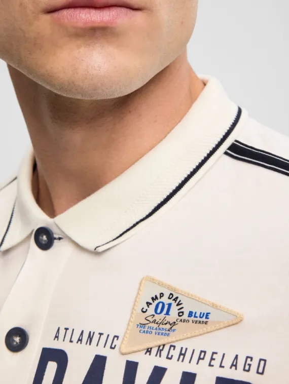 CAMP DAVID Поло с фотопринтом