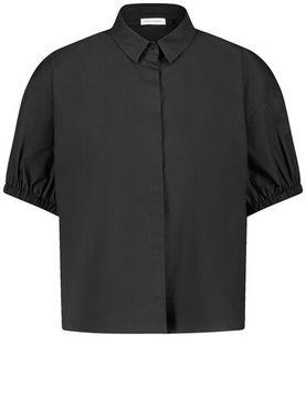 GERRY WEBER Блуза хлопковая черная