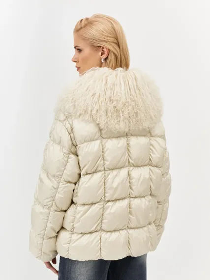 BULMER Пуховая куртка с меховым воротником