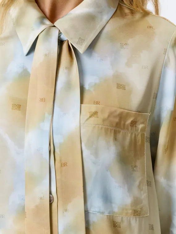 BULMER Блузка из вискозы с шарфом