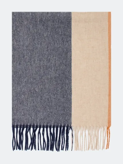 BULMER Шарф в клетку из 100% шерсти