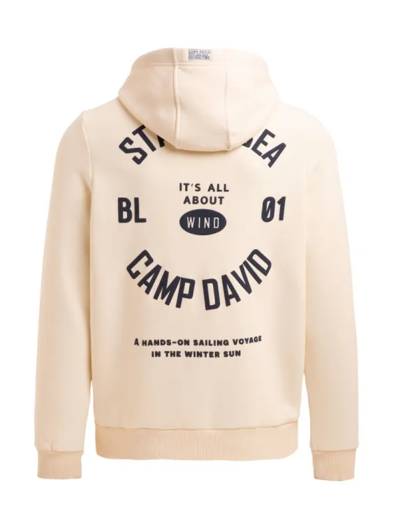 CAMP DAVID Толстовка с принтом на спине