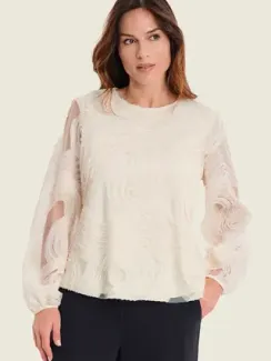 GERRY WEBER Блуза с аппликацией и бахромой