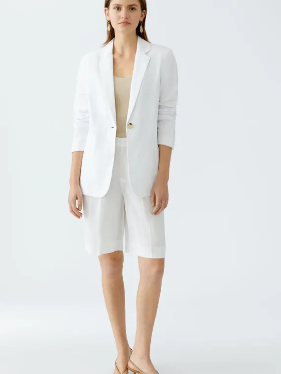 Oui Пиджак льняной