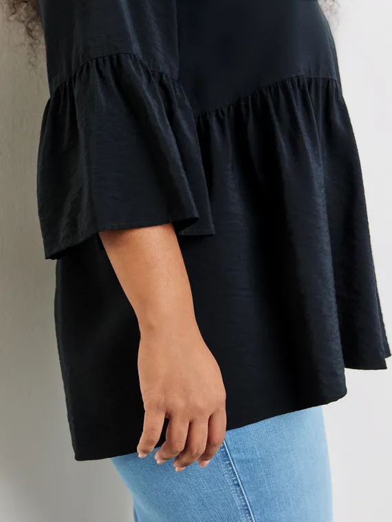 SAMOON Блуза расклешенная