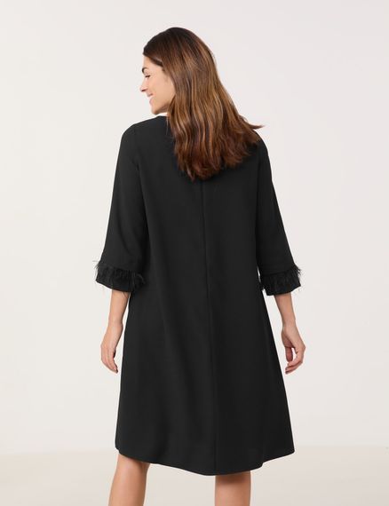 GERRY WEBER Платье с отделкой из перьев