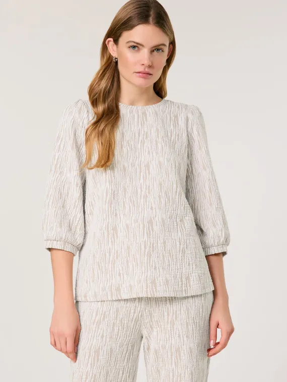 TAIFUN Джемпер с жаккардовым узором