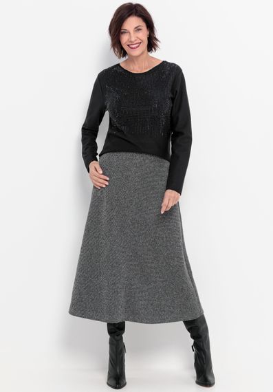 BIANCA Свитер со стразами