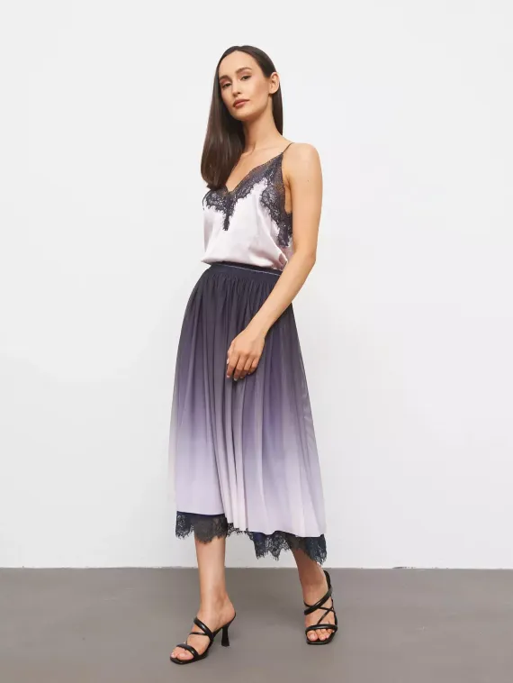 TAIFUN Юбка с кружевом