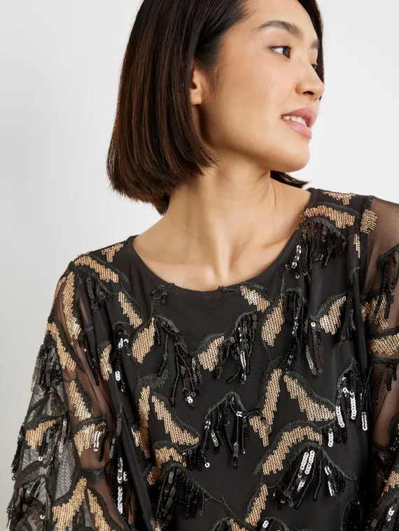 TAIFUN Платье с пайетками