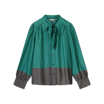 SUMMUM Блуза со съемным бантом