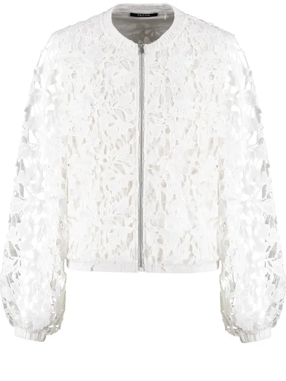 TAIFUN Кружевной бомбер