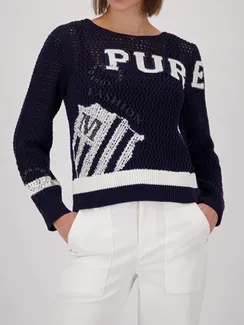 MONARI Ажурный вязаный пуловер