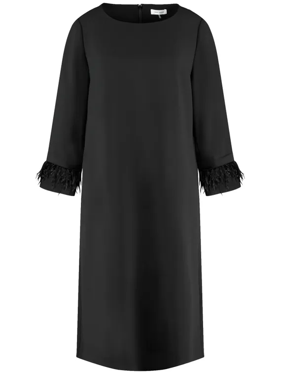 GERRY WEBER Платье с отделкой из перьев