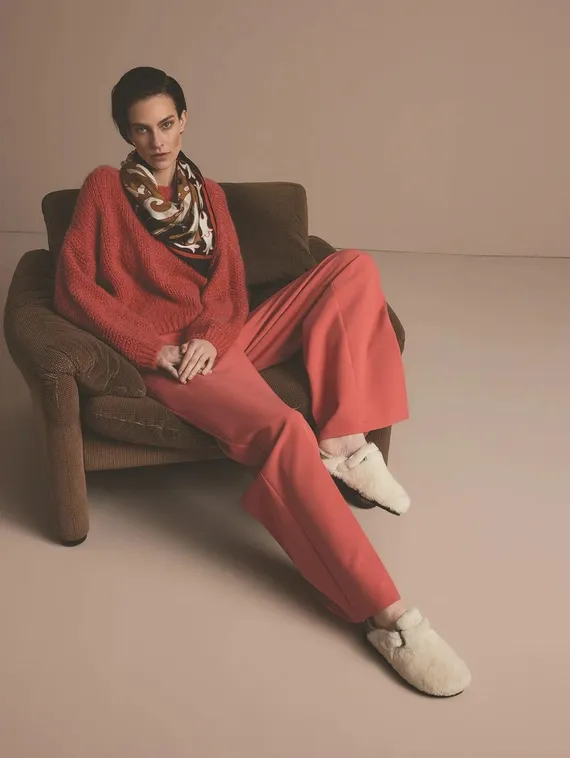 SUMMUM Брюки широкие шелковистые