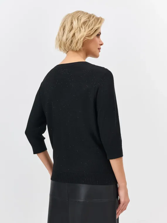 BULMER Фактурный джемпер с мерцающими пайетками