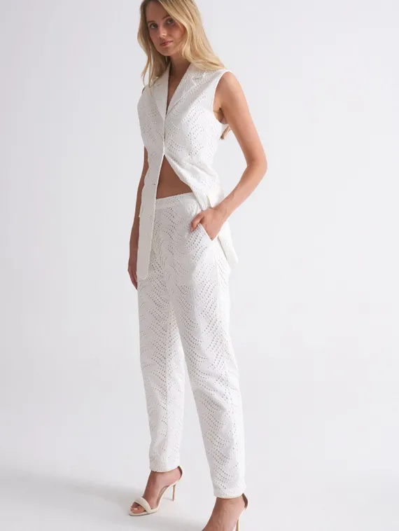 UNQ Жилет кружевной