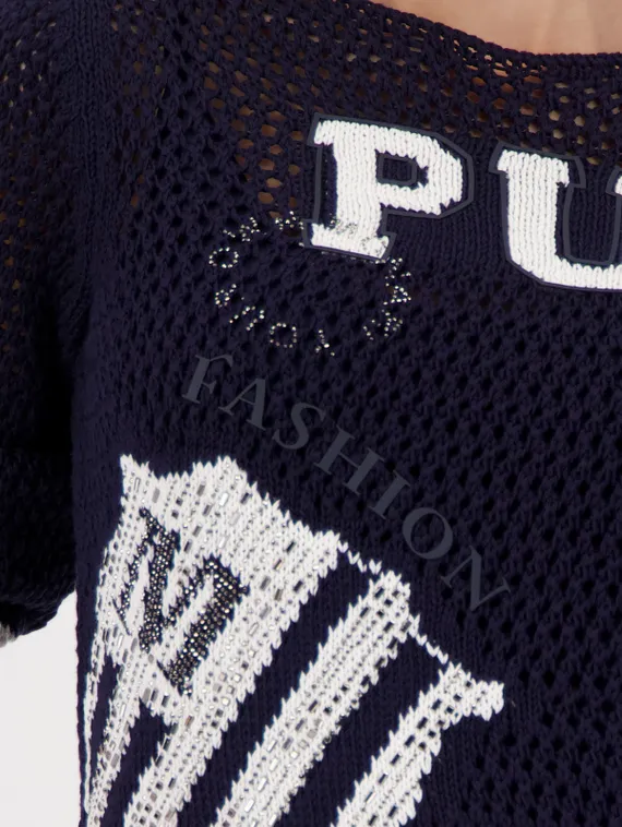 MONARI Ажурный вязаный пуловер