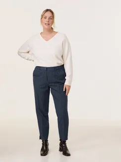 SAMOON Брюки в полоску