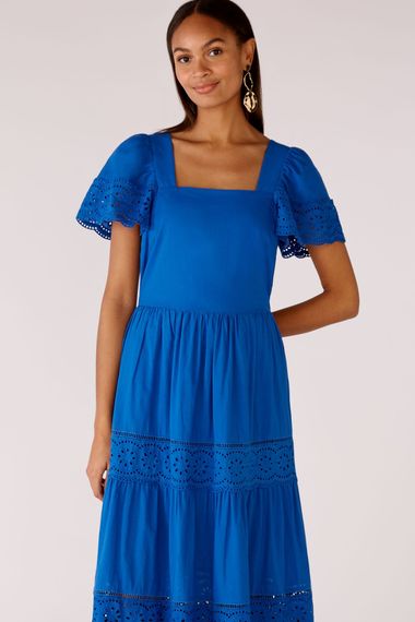 Oui Платье с вышивкой